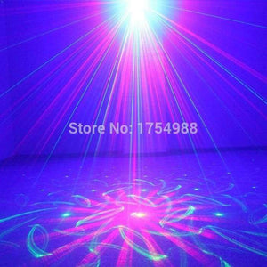 Planet Gates party light 5 Lens 80 Patterns RG Laser BLUE LED Stage Lighting DJ Show Light Green Red Home Professional Light