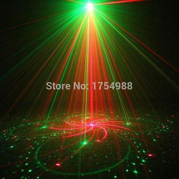 Planet Gates party light 5 Lens 80 Patterns RG Laser BLUE LED Stage Lighting DJ Show Light Green Red Home Professional Light