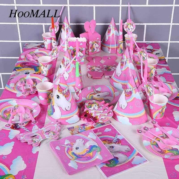 Planet Gates Party Theme Pony Party Supplies Sets Plate Cake Dish Pennants Tablecovers Birthday Party Decorations Kids Chrismas Decor