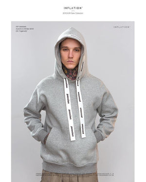 Planet Gates Passio Letter Printed Drawstring Hoodies Streetwear Hip Hop Hoody Mens Hoodies and Sweatshirts High Street