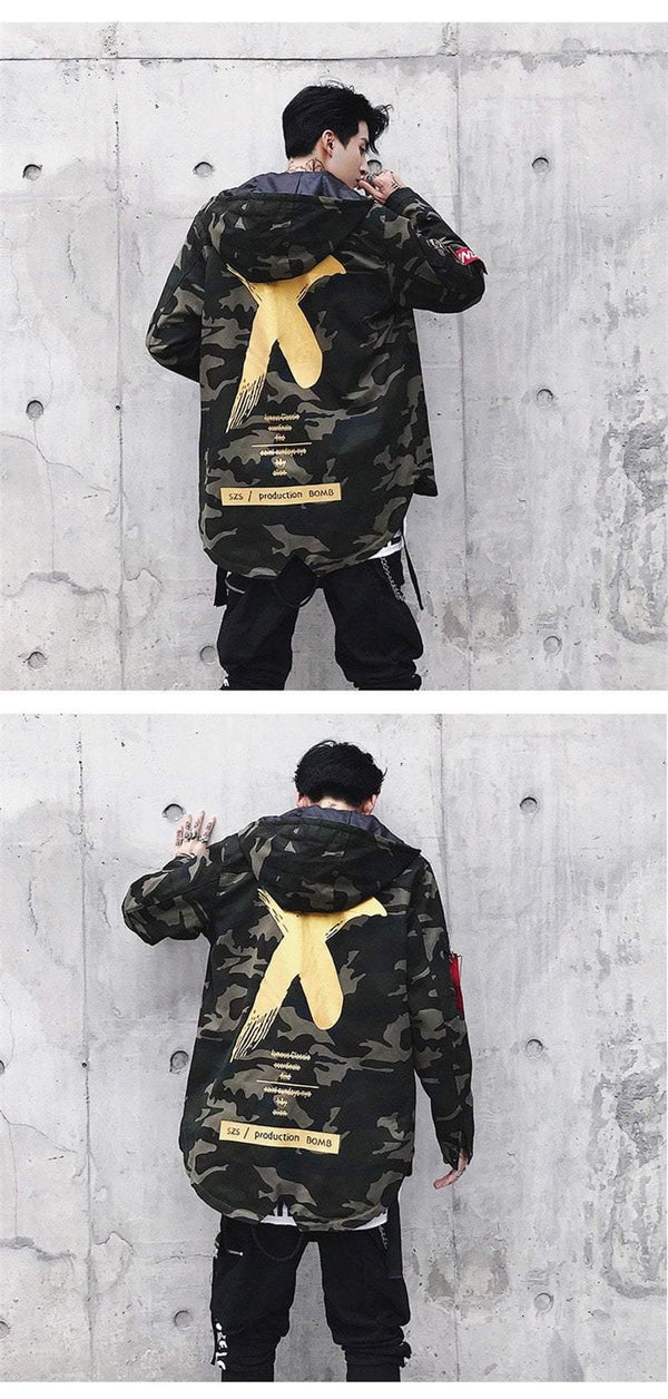 Planet Gates Patchwork Camouflage Men Bomber Jacket Coat Autumn  Pilot Flight Biker Jacket Men