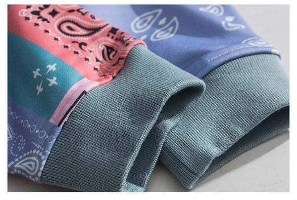 Planet Gates Patchwork Hoodies Sweatshirts Streetwear  Autumn Mens Hip Hop Casual Hooded Pullover Hoodie Harajuku Tops WY086