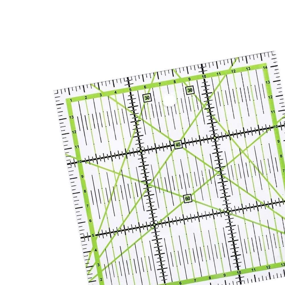 Planet Gates Patchwork Sewing Ruler Acrylic Ruler Quilting Rules Square Tailor Fabric Cutting Rules Sewing Arts Crafts DIY Sewing Tools