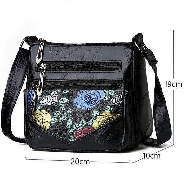 Patchwork Soft Leather Crossbody Bags For Women Luxury Handbags Women Bags Designer Female