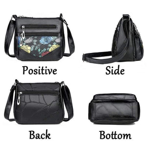 Patchwork Soft Leather Crossbody Bags For Women Luxury Handbags Women Bags Designer Female