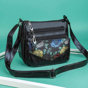 Patchwork Soft Leather Crossbody Bags For Women Luxury Handbags Women Bags Designer Female