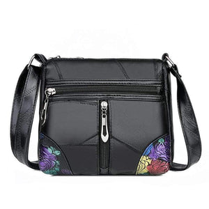 Patchwork Soft Leather Crossbody Bags For Women Luxury Handbags Women Bags Designer Female