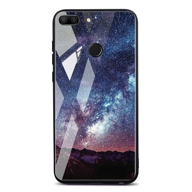 Planet Gates TOMKAS Space Case For Huawei P20 Lite Pro Mate 10 Lite Cases Cover P Smart Glass Coque Phone Case on for Huawei Honor 9 Lite 10