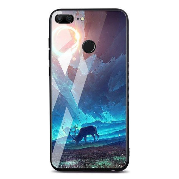 Planet Gates Pattern 03 / P20 Lite TOMKAS Space Case For Huawei P20 Lite Pro Mate 10 Lite Cases Cover P Smart Glass Coque Phone Case on for Huawei Honor 9 Lite 10