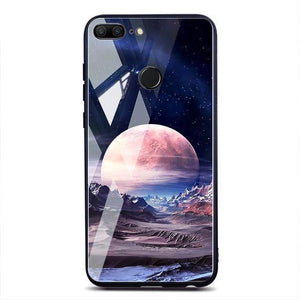 Planet Gates Pattern 04 / P20 Lite TOMKAS Space Case For Huawei P20 Lite Pro Mate 10 Lite Cases Cover P Smart Glass Coque Phone Case on for Huawei Honor 9 Lite 10