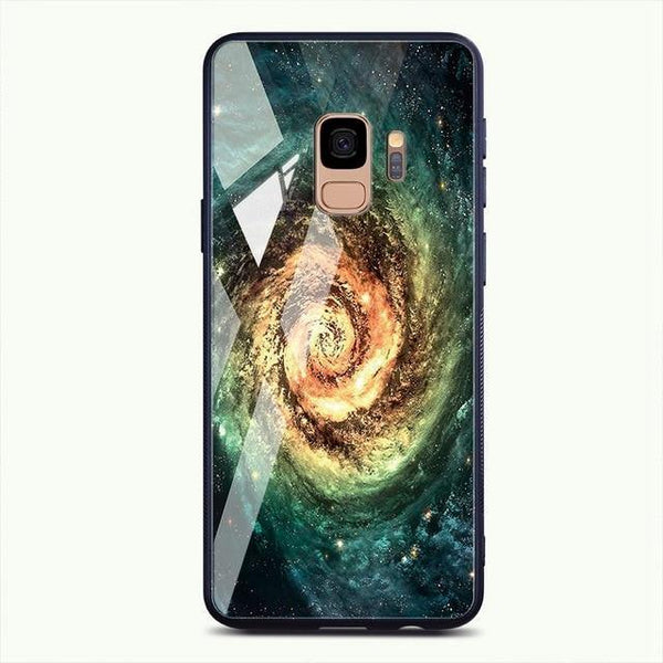Planet Gates Pattern 05 / For Samsung S9 TOMKAS Tempered Glass Case For Samsung Galaxy S9 S9 Plus Silicone Coque Patterned Phone Cover Cases For Samsung Galaxy Note 9 8