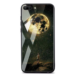 Planet Gates Pattern 08 / P20 Lite TOMKAS Space Case For Huawei P20 Lite Pro Mate 10 Lite Cases Cover P Smart Glass Coque Phone Case on for Huawei Honor 9 Lite 10