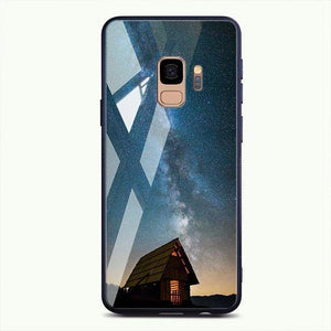 Planet Gates Pattern 09 / For Samsung S9 TOMKAS Tempered Glass Case For Samsung Galaxy S9 S9 Plus Silicone Coque Patterned Phone Cover Cases For Samsung Galaxy Note 9 8