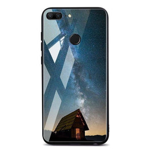 Planet Gates Pattern 09 / P20 Lite TOMKAS Space Case For Huawei P20 Lite Pro Mate 10 Lite Cases Cover P Smart Glass Coque Phone Case on for Huawei Honor 9 Lite 10