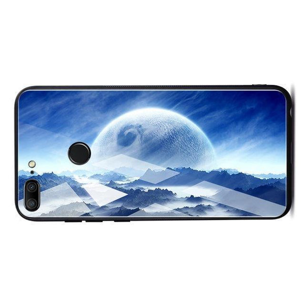Planet Gates Pattern 12 / P20 Lite TOMKAS Space Case For Huawei P20 Lite Pro Mate 10 Lite Cases Cover P Smart Glass Coque Phone Case on for Huawei Honor 9 Lite 10