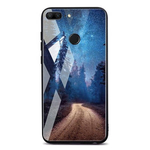 Planet Gates Pattern 14 / P20 Lite TOMKAS Space Case For Huawei P20 Lite Pro Mate 10 Lite Cases Cover P Smart Glass Coque Phone Case on for Huawei Honor 9 Lite 10