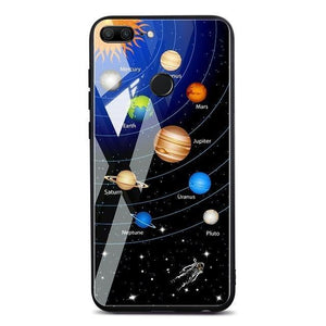 TOMKAS Space Case For Huawei P20 Lite Pro Mate 10 Lite Cases Cover P Smart Glass Coque Phone Case on for Huawei Honor 9 Lite 10 - Planet Gates
