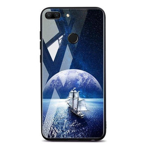 Planet Gates Pattern 26 / P20 Lite TOMKAS Space Case For Huawei P20 Lite Pro Mate 10 Lite Cases Cover P Smart Glass Coque Phone Case on for Huawei Honor 9 Lite 10