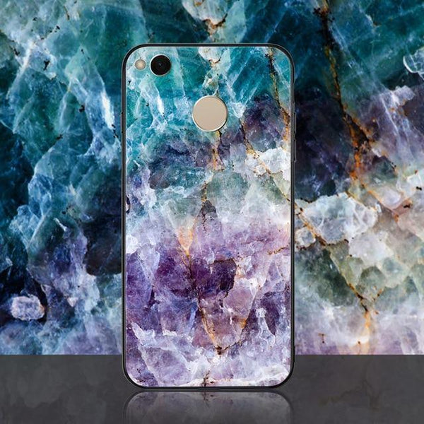 Planet Gates Pattern 4 / Redmi 4X TOMKAS Agate Marble Case for Xiaomi Redmi 4X Note 5 Soft Edge PC+Glass Back Cover Phone Case for Xiaomi Redmi Note 5 Global Pro