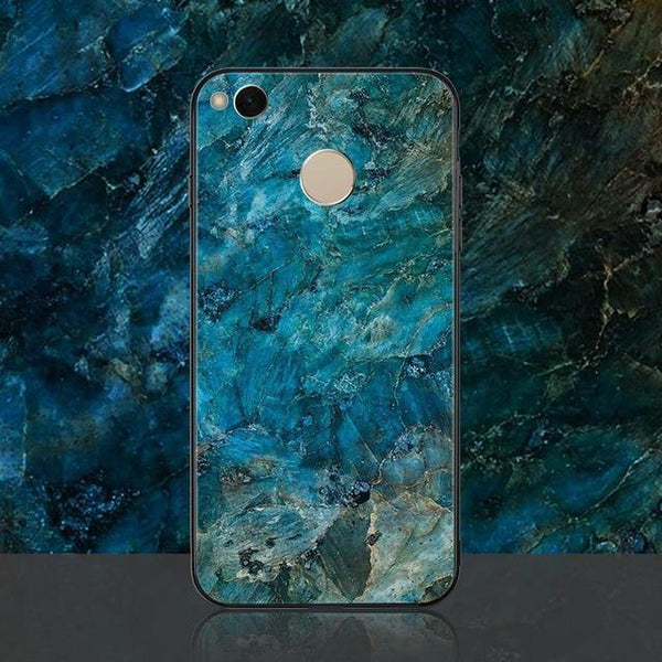 Planet Gates Pattern 5 / Redmi 4X TOMKAS Agate Marble Case for Xiaomi Redmi 4X Note 5 Soft Edge PC+Glass Back Cover Phone Case for Xiaomi Redmi Note 5 Global Pro