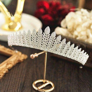 Planet Gates Paved Full Cubic Zircon Tiara Luxury Zirconia Crown Wedding Hair Accessories Bride CZ Coroa Novia Bijoux Cheveux WIGO1196