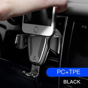 Baseus Gravity Car Holder For iPhone Samsung Cell Mobile Phone Holder 360 Degree GPS Air Vent Mount Clip Car Phone Holder Stand