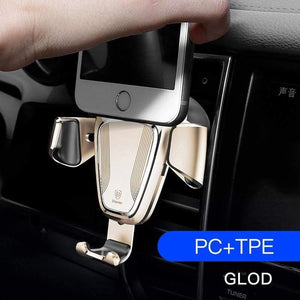 Baseus Gravity Car Holder For iPhone Samsung Cell Mobile Phone Holder 360 Degree GPS Air Vent Mount Clip Car Phone Holder Stand