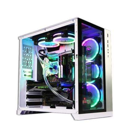 Planet Gates PC Split Water Cooling Kit Soft Tube,CPU+GPU Cooler Hose Set,Block+Pump Reservoir +Radiator+Fitting+Tube+Fans+Controller
