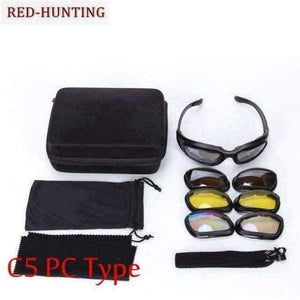 Planet Gates PC Type C5 Combat Men Tactical DAISY X7 Sun glasses Lens Kit War Game Hunting Glasses Outdoor Eyewear