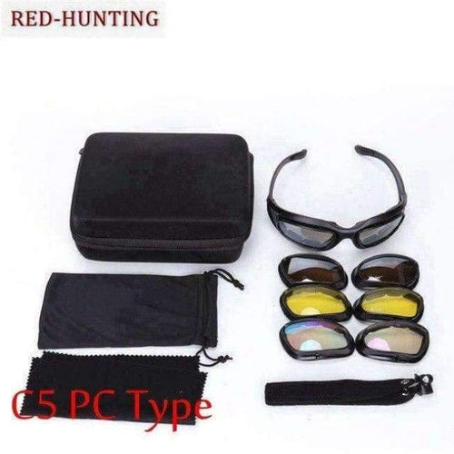 Planet Gates PC Type C5 Combat Men Tactical DAISY X7 Sun glasses Lens Kit War Game Hunting Glasses Outdoor Eyewear