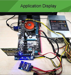 Planet Gates PCI-E to MXM3.0 Graphics Card PCI Express X1 to MXM 3.0 Raiser Riser Card  Adapter Converter Board with LED for BTC Miner Mining