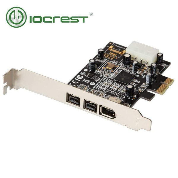 Planet Gates PCI Express 3 Port Firewire 1394B & 1394A PCIe 1.1 x1 Card TI XIO2213B Chipset
