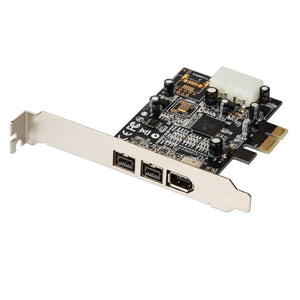 Planet Gates PCI Express 3 Port Firewire 1394B & 1394A PCIe 1.1 x1 Card TI XIO2213B Chipset