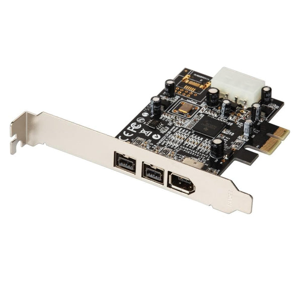 Planet Gates PCI Express 3 Port Firewire 1394B & 1394A PCIe 1.1 x1 Card TI XIO2213B Chipset