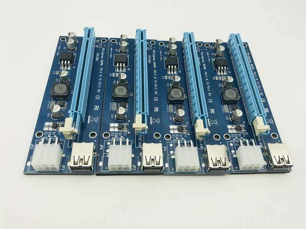 Planet Gates PCIe 1 to 4 Mining Card PCI Express 16X Slots Riser Card PCI-E 1X to 16x External PCI-e Slot Adapter Port Multiplier for BTC