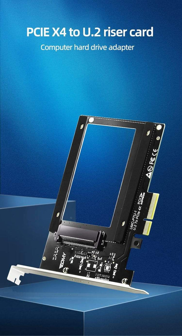 Planet Gates PCIE Riser U.2 To PCI Express3.0 X4 Adapter Interface Gen3 Pci Card Computer Hard Drive Computer Components Expansion Pci Card