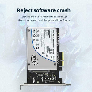 Planet Gates PCIE Riser U.2 To PCI Express3.0 X4 Adapter Interface Gen3 Pci Card Computer Hard Drive Computer Components Expansion Pci Card