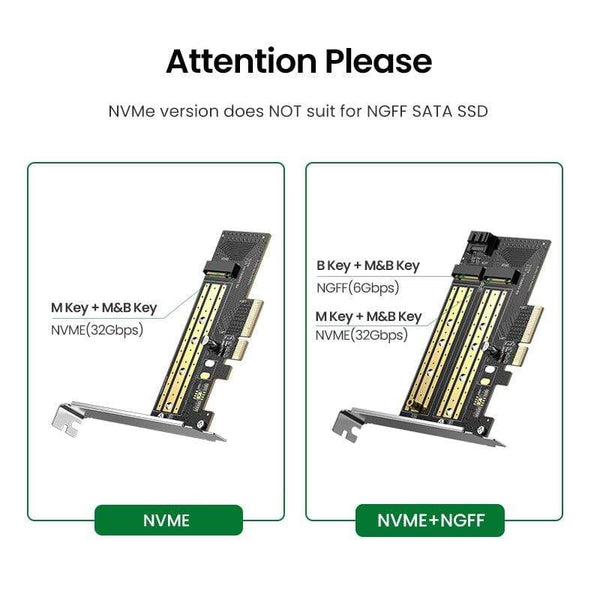 Planet Gates PCIE to M2 Adapter NVMe M.2 PCI Express Adapter 32Gbps PCI-E Card x4/8/16 M&B Key SSD Computer Expansion Add On Cards
