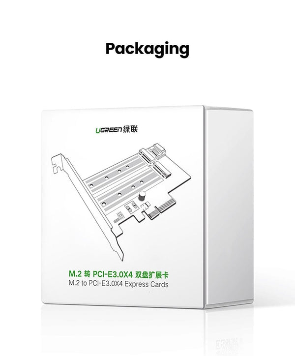 Planet Gates PCIE to M2 Adapter NVMe M.2 PCI Express Adapter 32Gbps PCI-E Card x4/8/16 M&B Key SSD Computer Expansion Add On Cards