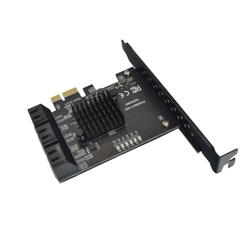 Planet Gates PCIE to SATA Card 6 Ports SATA 3 PCI Express Expansion Card PCI-E/PCIE SATA Controller Multiplier for SSD Synology ASM1166 Chips