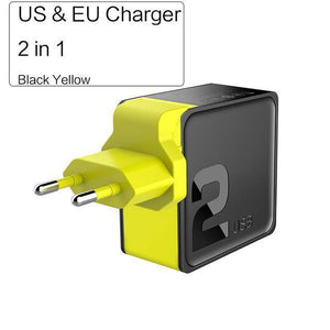 PD Fast Charging USB Charger for iPhone X 8, ROCK 36W Quick Charge Dual USB Charger QC3.0 &PD FCP fast charging Clearance 49% - Planet Gates