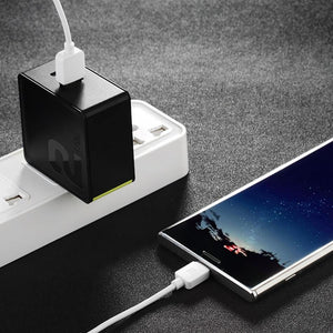 Planet Gates PD Fast Charging USB Charger for iPhone X 8, ROCK 36W Quick Charge Dual USB Charger QC3.0 &PD FCP fast charging Clearance 49%