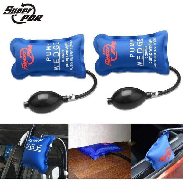 Planet Gates PDR tools 2pcs Pump Wedge Locksmith Tools Auto Air Wedge Airbag Lock Pick Set Open Car Door Lock Hand Tools 19.3cm*11.3cm