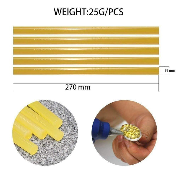 Planet Gates PDR Tools Glue Puller Set Car Dent Repair Kit Paintless Hail Dent Remover Slide Hammer Tabs Glue Gun Hand Set DIY Repair Tools