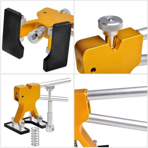 Planet Gates PDR tools Professional Dent Repair Lifter Car Body Dent Removal Kit Glue Gun and Sticks Paintless Dent Repair T-bar Puller