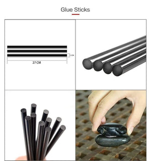 Planet Gates PDR tools Professional Dent Repair Lifter Car Body Dent Removal Kit Glue Gun and Sticks Paintless Dent Repair T-bar Puller