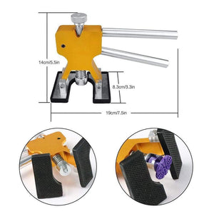 Planet Gates PDR tools Professional Dent Repair Lifter Car Body Dent Removal Kit Glue Gun and Sticks Paintless Dent Repair T-bar Puller