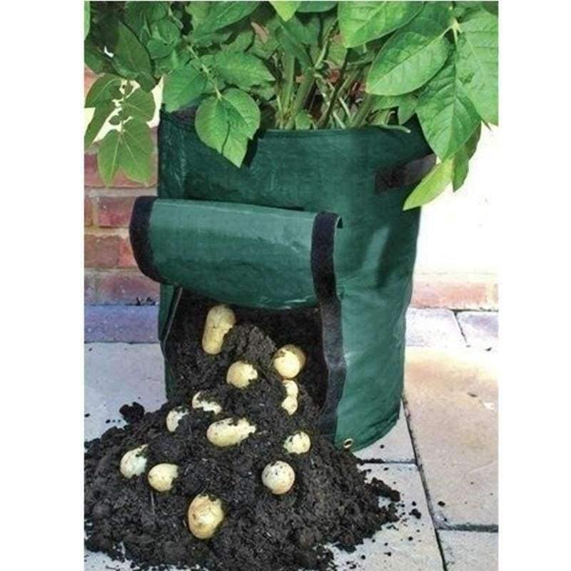 Planet Gates PE Bags Potato Cultivation Planting Garden Pots Planters Vegetable Planting Bags Grow Bags Farm Home Garden Supplies