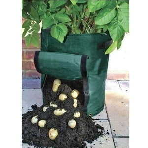 Planet Gates PE Bags Potato Cultivation Planting Garden Pots Planters Vegetable Planting Bags Grow Bags Farm Home Garden Supplies