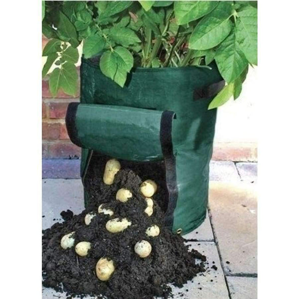 Planet Gates PE Bags Potato Cultivation Planting Garden Pots Planters Vegetable Planting Bags Grow Bags Farm Home Garden Supplies